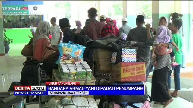 Libur Tahun Baru, Jumlah Penumpang Bandara Ahmad Yani Naik 21 Persen