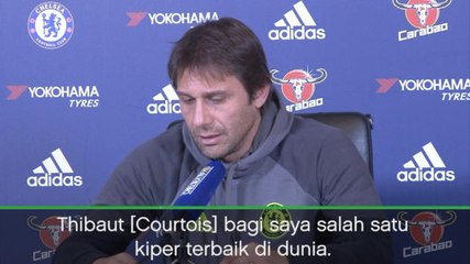 Télécharger la video: SEPAKBOLA: Premier League: Courtois Takkan Pindah ke Real Madrid - Conte