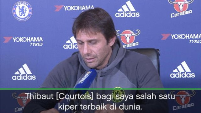 SEPAKBOLA: Premier League: Courtois Takkan Pindah ke Real Madrid - Conte