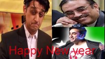 happy new year Syed Shafaat Ali 2017 bilawal bhutto and zardari parody