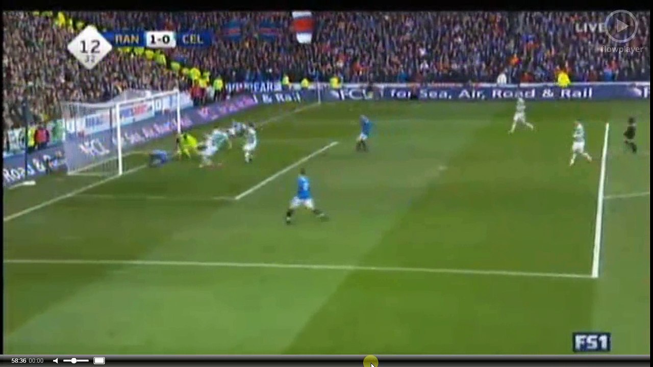 Rangers vs Celtic 1-0 Kenny Miller Goal 31-12-2016 (HD)