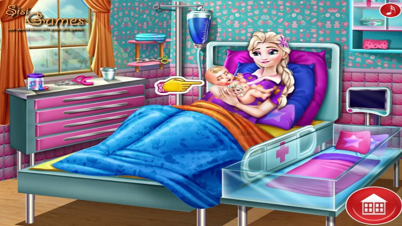 Frozen Elsa & Princesses - Elsa & Jack Frost have a baby - Frozen Elsa Songs