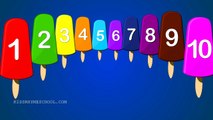 Numbers for kids to learn from 1 to 10│Ice cream numbers for children │ kids videos