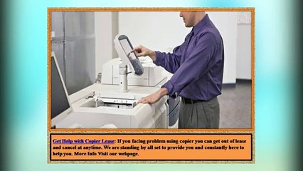 About Stuck in a Copier Lease