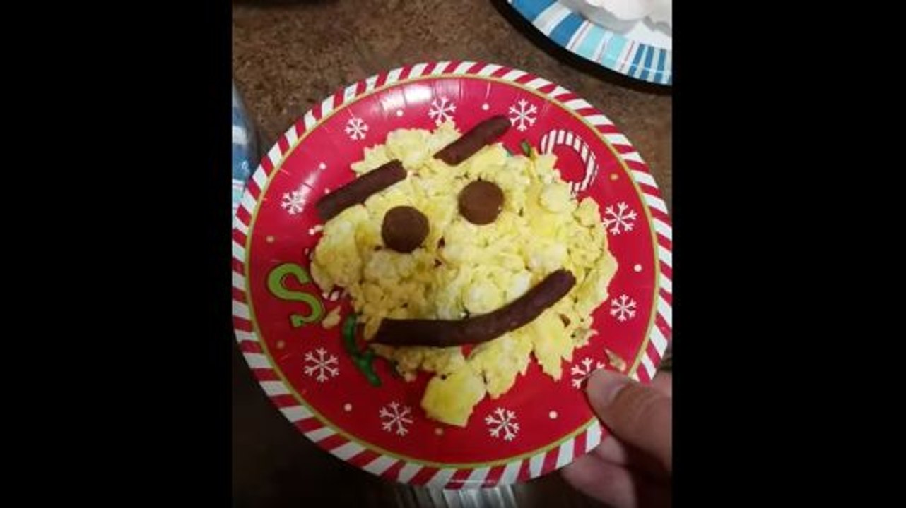 Une assiette contente / pas contente