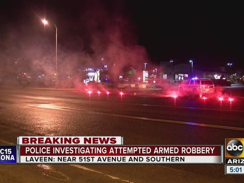 Police investigating attempted armed robbery and shooting in Laveen