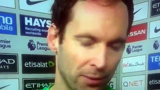 Petr Cech post Match interview vs Manchester City 2 1 ☺