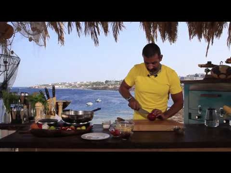 سمك مرجان مقلى - أرز معمر بالجمبرى - سلاطة مكرو...