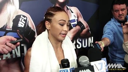 UFC on FOX 22: Michelle Waterson Open Workout Scrum