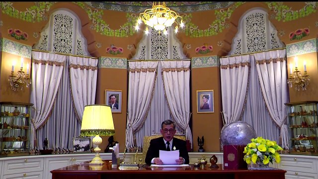 #สคส 2560 ในหลวง ร.10 พระราชทานพรปีใหม่ 2560