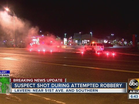 17-year-old attempted robbery suspect shot by clerk at convenience store in Laveen