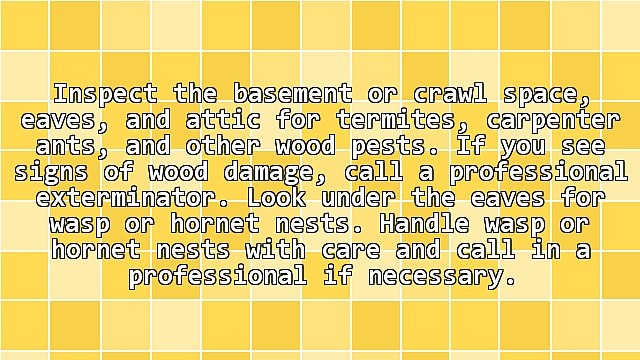 Home Improvements - Summer Home Maintenance Checklist