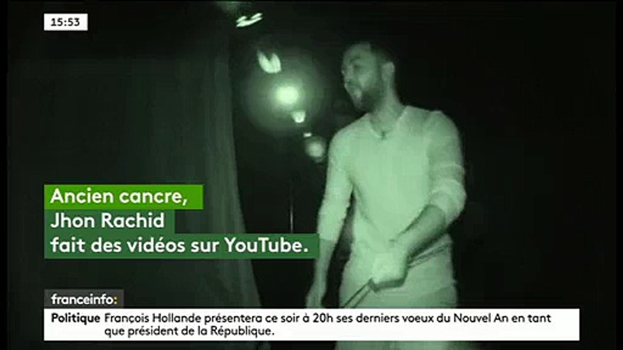 Le YouTuber Jhon Rachid s'en prend à Eric Zemmour sur France Info: "Ce mec est complètement taré... Taré !"