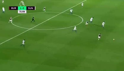 Andre Gray Goal - Burnley 1-0 Sunderland - 31.12.2016