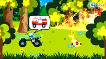 El Camión es Amarillo y La Excavadora infantiles - Caricatura de Carritos Para Niños