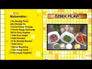 Özbek Pilavı Yapımı - Ortak Lezzetlerimiz - TRT Avaz
