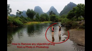 How to Remove any object Anything from a Photo use Photoshop