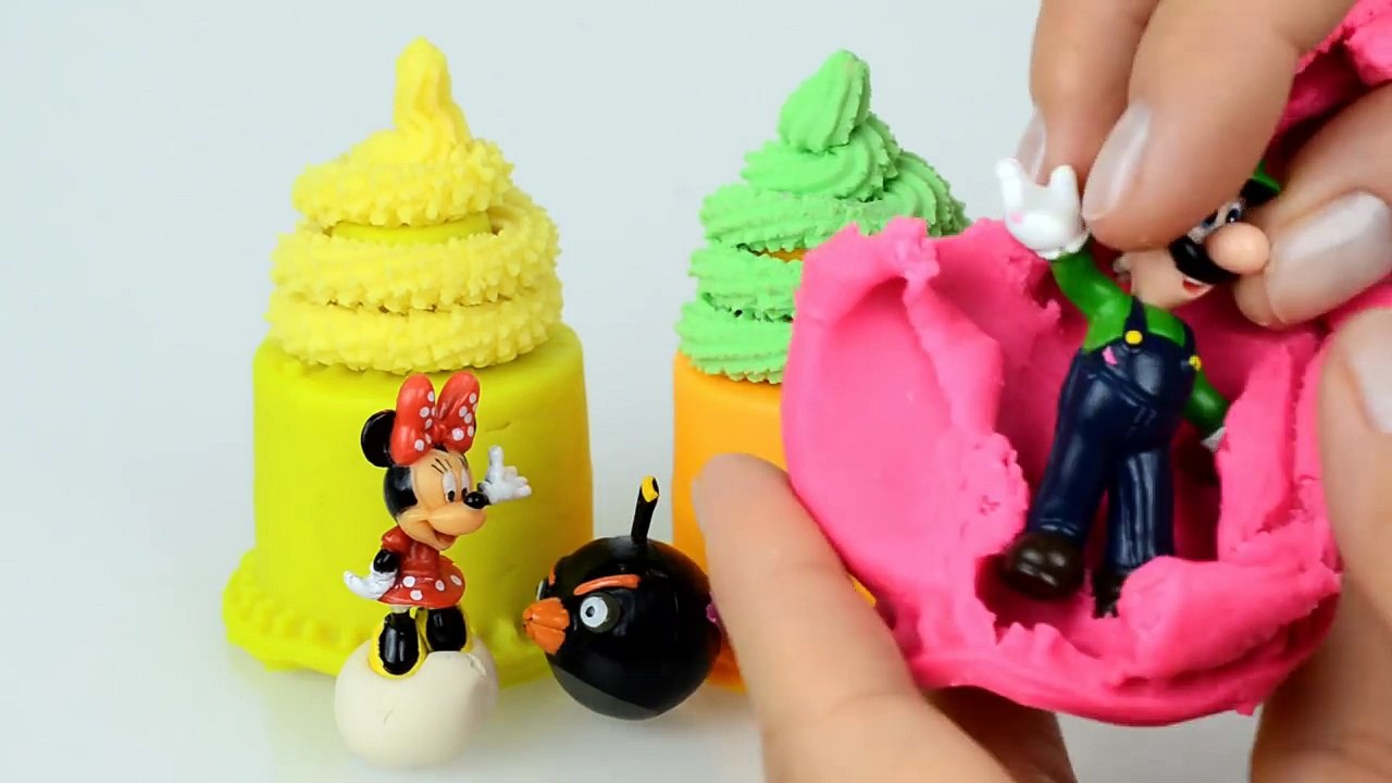 Angry birds Play doh Kinder Surprise eggs My little pony Toys Minnie mouse Huevos sopresa