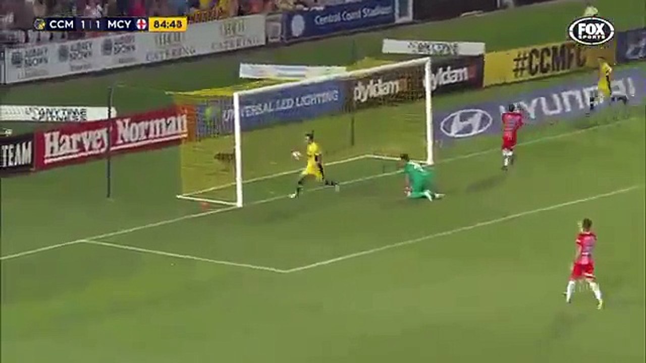 Central Coast Mariners 2:1 Melbourne City (Australian A-League. 31 December 2016)