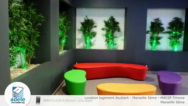 Location logement étudiant - Marseille 5ème - MACSF Timone