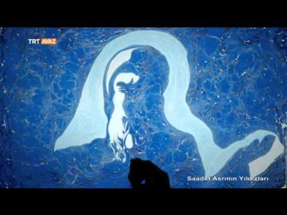 Ahmed Yesevi'nin Ebru Sanatıyla Sureti - Damlayan Tarih - TRT Avaz