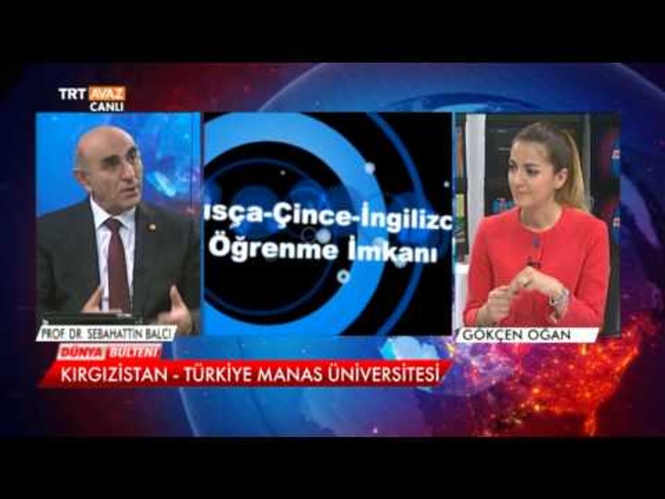 Kırgızistan-Türkiye Manas Üniversitesi Eğitim İlişkileri  - Dünya Bülteni - TRT Avaz