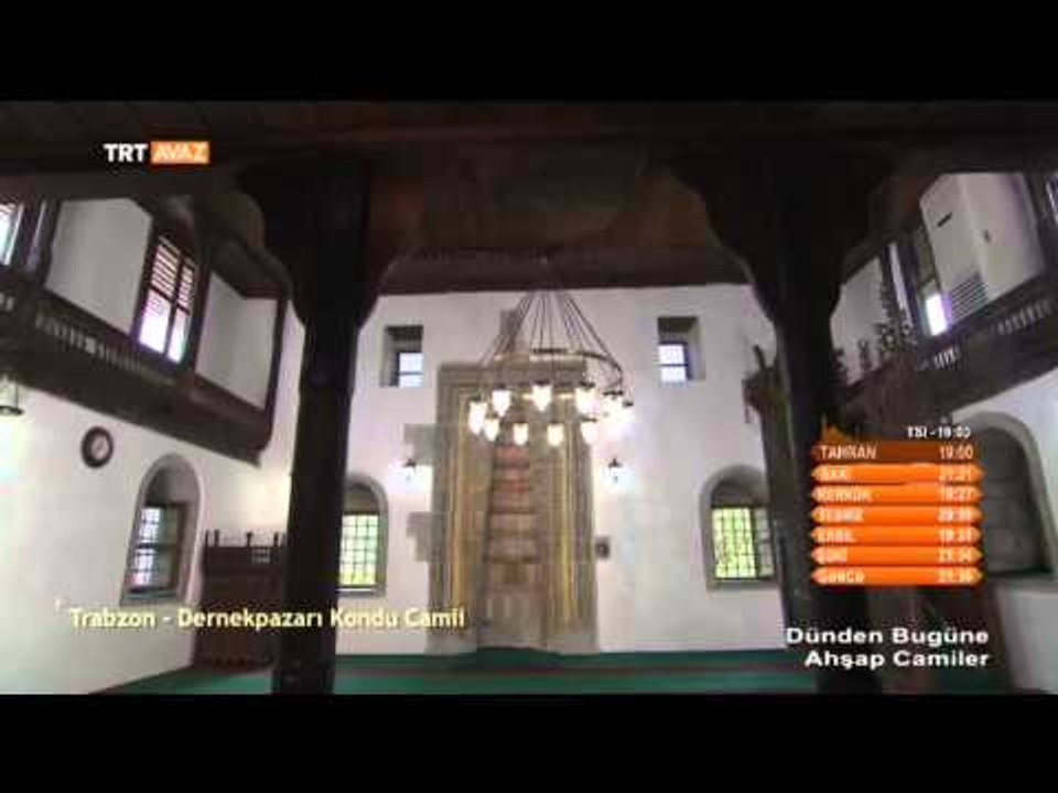 Trabzon / Dernekpazarı Kondu Cami - Dünden Bugüne Ahşap Camiler - TRT Avaz