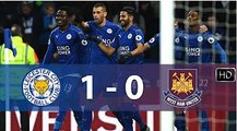 All Goals & highlights - Leicester City 1-0 West Ham - 31.12.2016ᴴᴰ