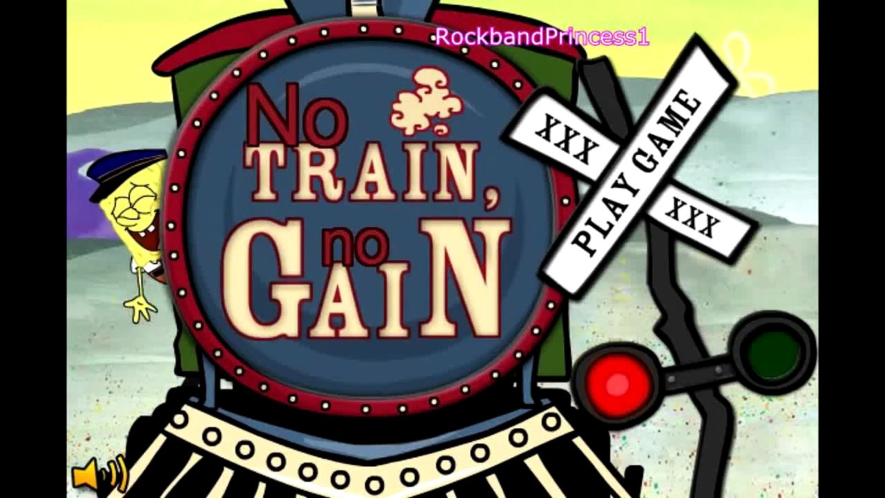 Spongebob Squarepants Spongebobs No Train No Gain Game Spongebob Games