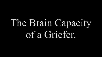 The Brain Capacity of a Griefer