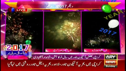 Pakistan welcomes new year with celebrations