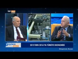 2015'ten 2016'ya Türkiye Ekonomisi - Düşünce Avazı - TRT Avaz