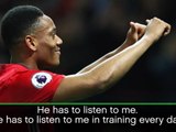 Martial needs to listen to me not his agent - Mourinho