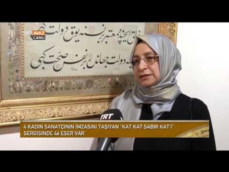 Kağıt Oymacılığı Sanatı ile Kat Kat Sabır Kat"ı " Sergisi - Devrialem - TRT Avaz