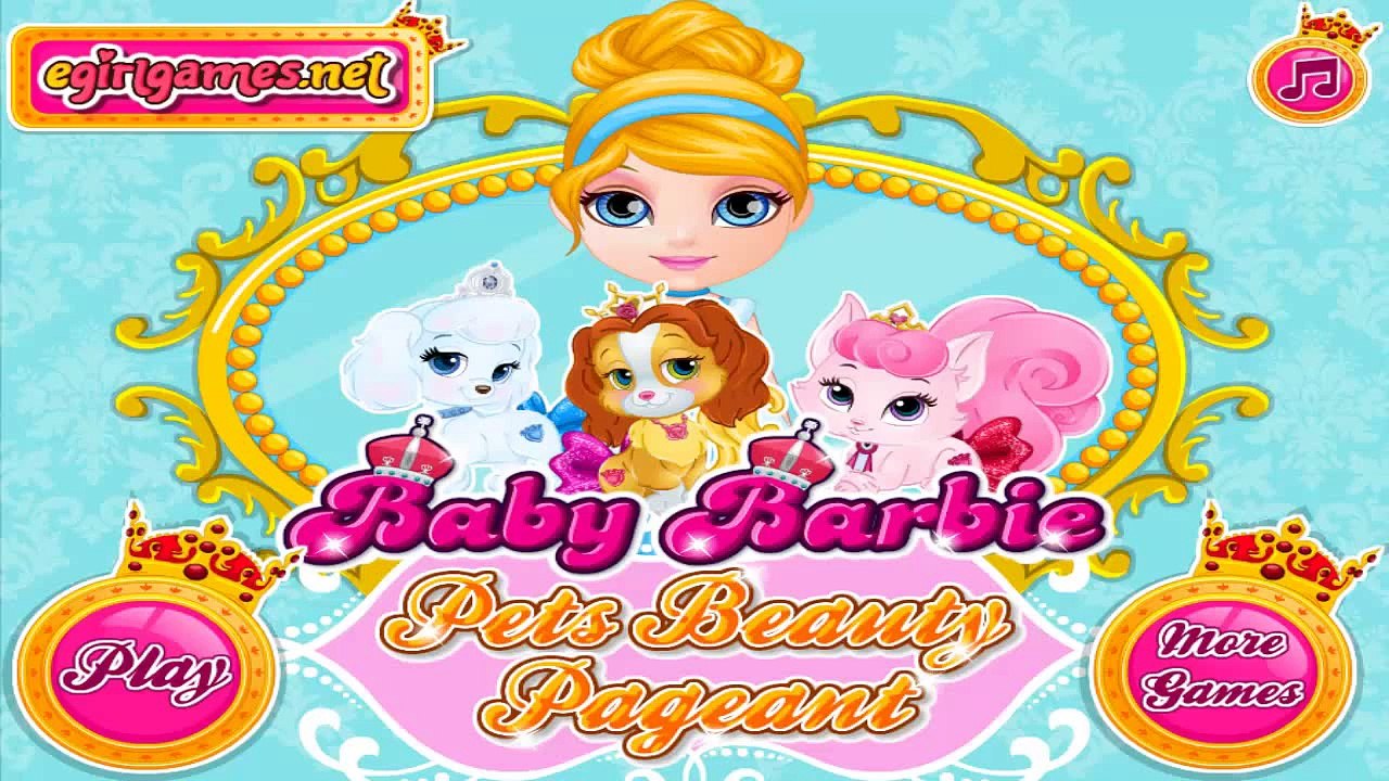 barbie pet games