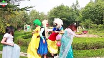 Frozen Elsa & Spiderman Batman Superman DANCE Superhero fun Joker Doctor Mermaid