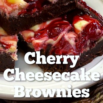 CHERRY CHEESECAKE BROWNIES