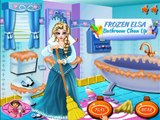 NEW Игры для детей—Disney Эльза Холодное сердце Уборка в ванной—Мультик Онлайн Видео Игры девочек