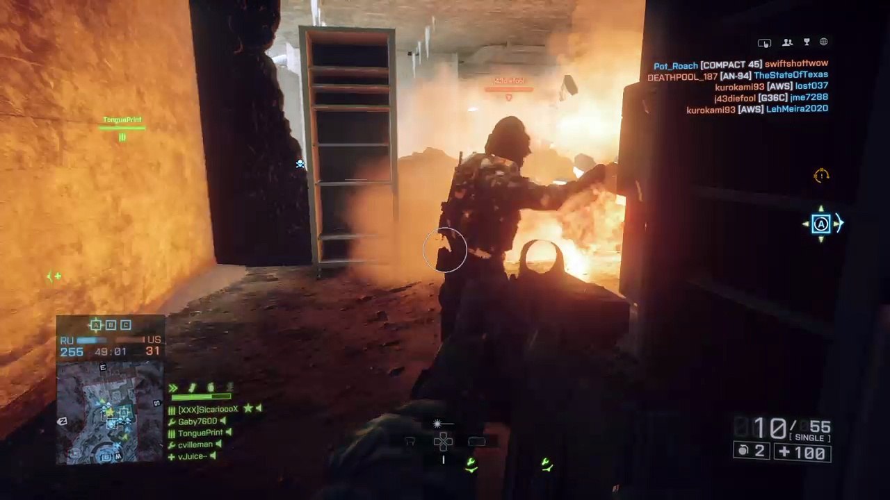 Battlefield 4 - 55 Seconds of CLUTCH