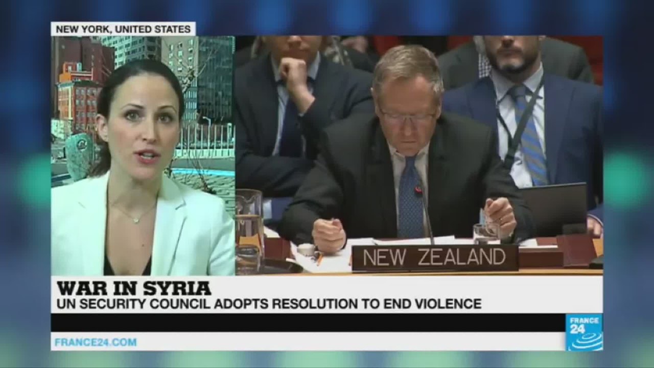 UN Security Council supports resolution on Syria ceasefire