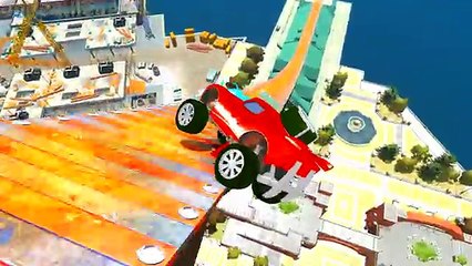 Disney cars Monster Lightning McQueen and Dinoco King 43 Marvel Thor & Spider Man Children s Songs