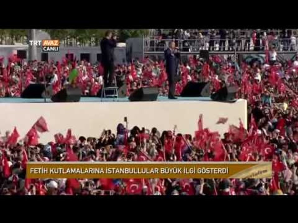 İstanbul'un Fethi'nin 563. Yıl Dönümü Coşkuyla Böyle Kutlandı - Devrialem - TRT Avaz