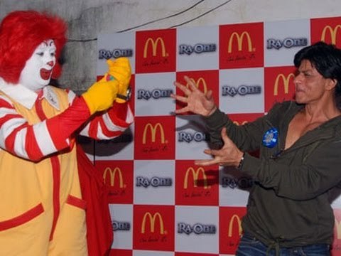 Shah Rukh Khan launches 'RA. One McDonalds Happy Meal'