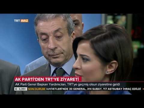 Darbe Girişimi Sonrası AK Parti'den TRT'ye Geçmiş Olsun Ziyareti - TRT Avaz