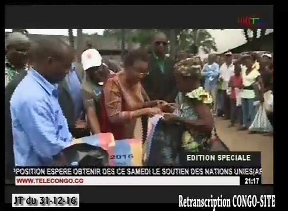 Journal de 20h TVCongo du samedi 31 décembre 2016 partie 2 -By Congo-Site
