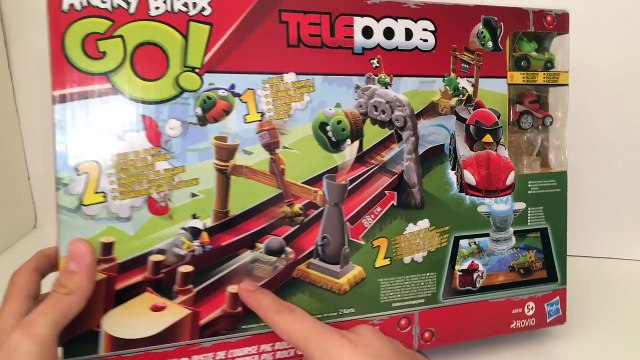 ANGRY BIRDS GO Telepods Pig Rock Raceway,Энгри Бёрдс Гоу,Kinder Surprise Eggs Rustama