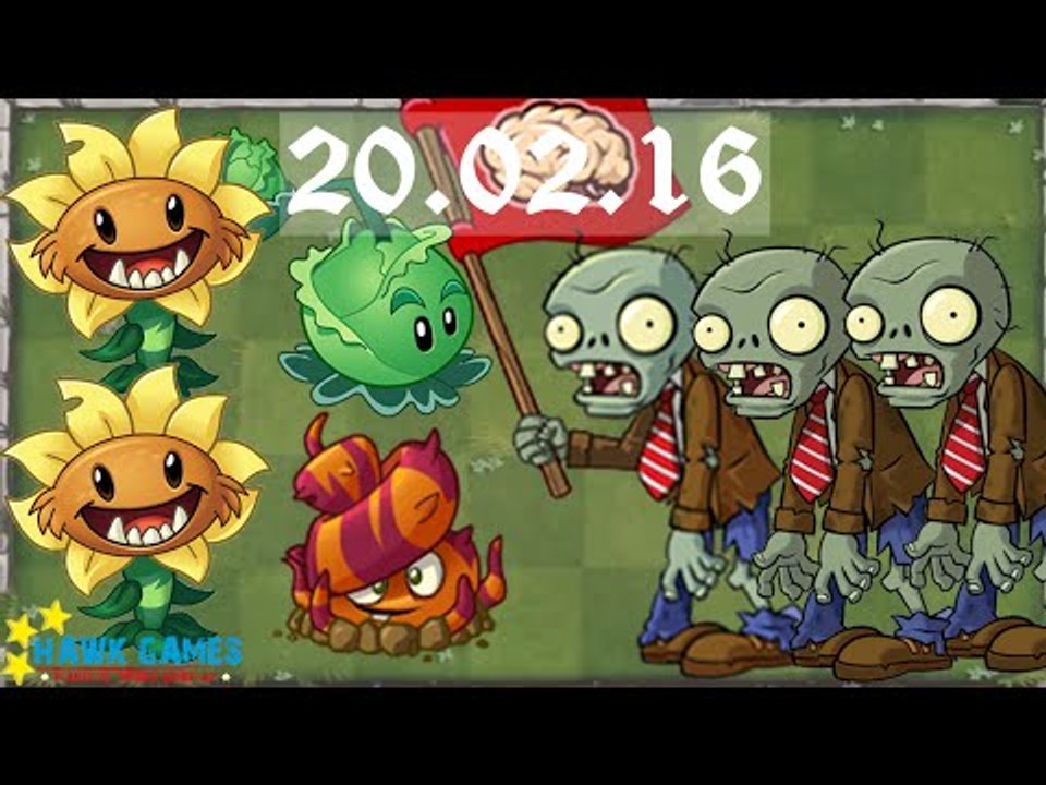 Plants vs. Zombies 2 - Modern Day Piñata Party (February, 20 2016) [4K 60FPS]