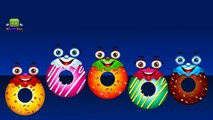 Donuts Cartoons Singing Finger Family Children Nursery Rhymes for Kids and Babies
