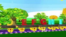 ABC Train | ABC Train Nursery Rhymes - Alphabet Train Songs for Children - Alphabet Song