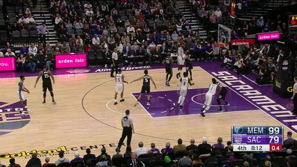 DeMarcus Cousins And-One | Grizzlies vs Kings | December 31, 2016 | 2016-17 NBA